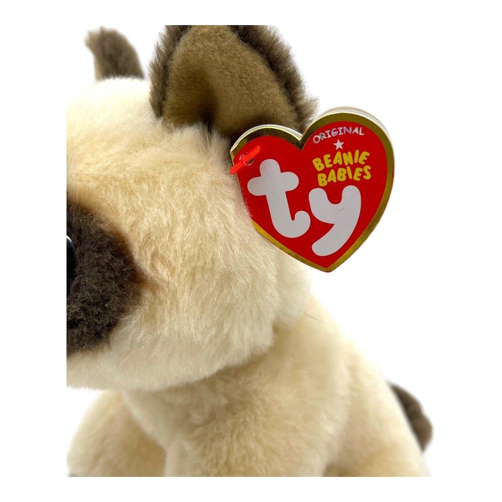 Ty Beanie Babies JADEN the Siamese Kitten Cat Plush Stuffed Animal 7 In VelvTY - Picture 8 of 12